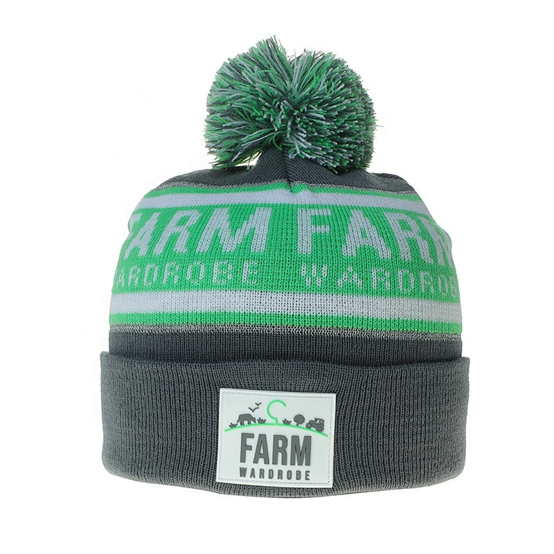 High Quality Winter Custom Beanie Cap 100% Acrylic Keep Warm Beanie