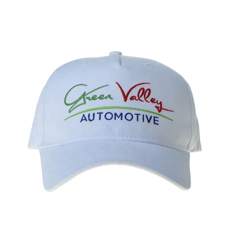 Wholesale 5 Panel Customized Cotton Baseball Cap Sports Promotional Cap Hat with Embroidery Printing Logo