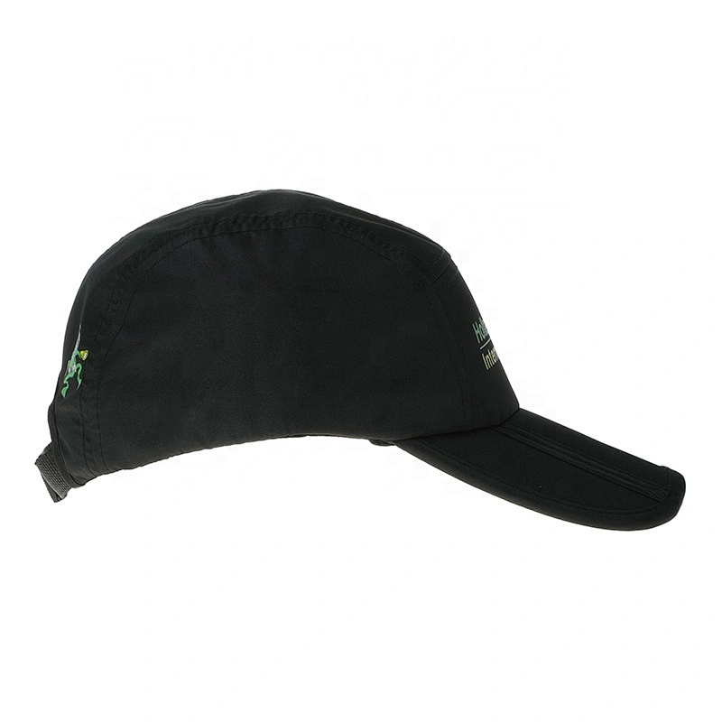 2021 New 100% Polyester Foldable Running Cap Custom Sports Wholesale Cap