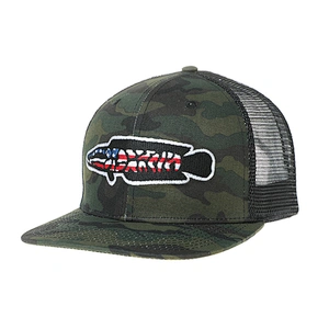 New 6 Panel Snapback Hats 100% Cotton Camouflage Wholesale Trucker Cap with Custom Embroidered Logo