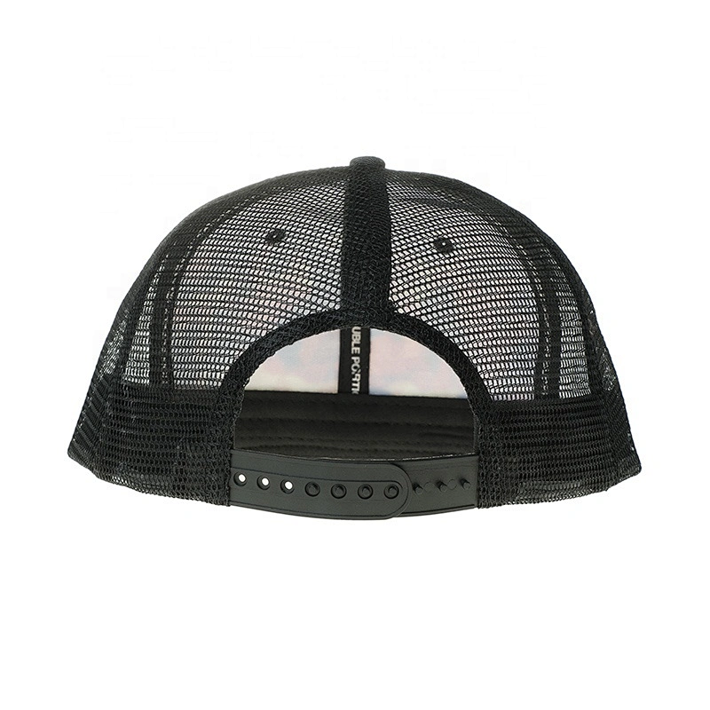 Custom Promotional Snapback Flat Mesh Hat With Sublimation Printing