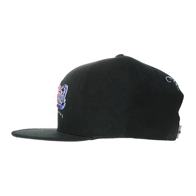 Custom High Quality Hat Men Sports Snapback Cap with Tie Dye Embroidery Printing 3D logo