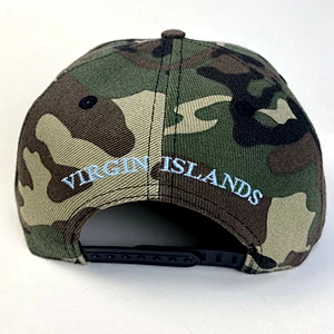Custom Camo 3D Embroidery Wholesale Promotional Snapback Flat Brim Camouflage Sport Cap