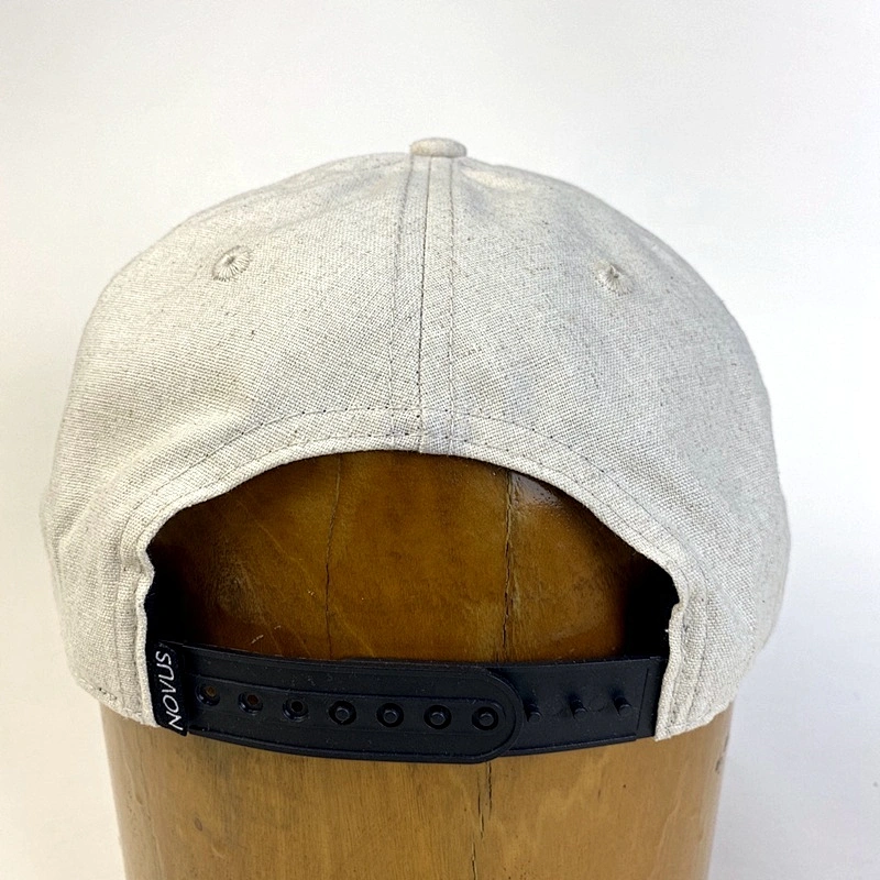 Custom Hemp Cotton Snap Back Hat Woven Patch Logo Flat Brim Snapback Hip Hop Caps Hats