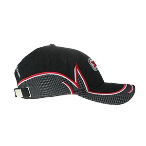New 6 Panel Racing Cap With Custom Logo