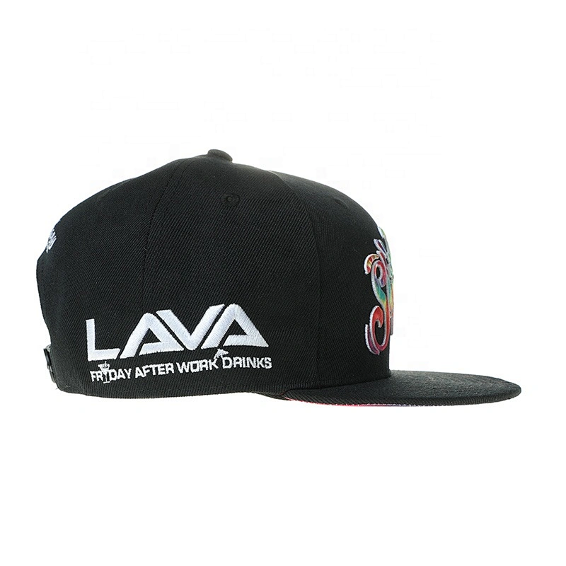 Custom High Quality Hat Men Sports Snapback Cap with Tie Dye Embroidery Printing 3D logo