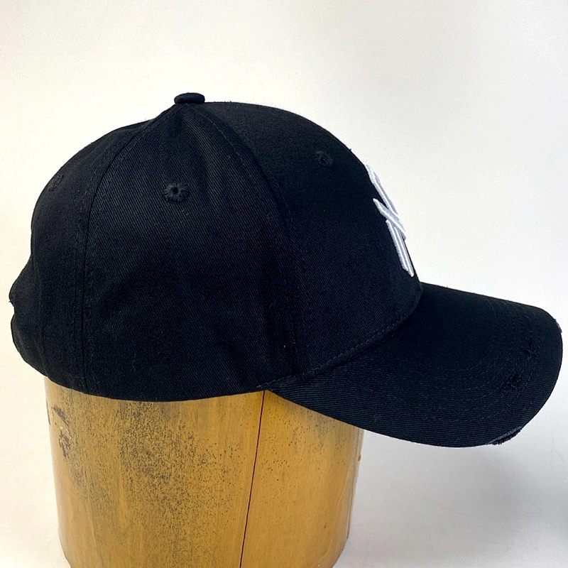 Custom Embroidery Cotton Hat Distressed Vintage Outdoor Fashion  Baseball Cap