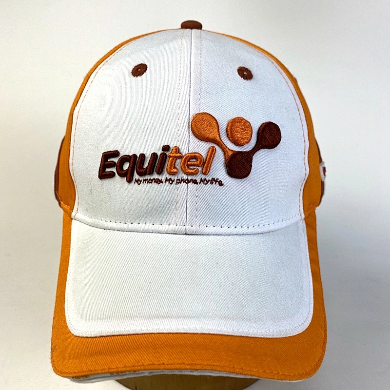 Customized Embroidery Constructed Sandwich Brim 6 Panel Baseball Cap 3D Embroidery Sports Outdoor Caps Hats for Adults Men