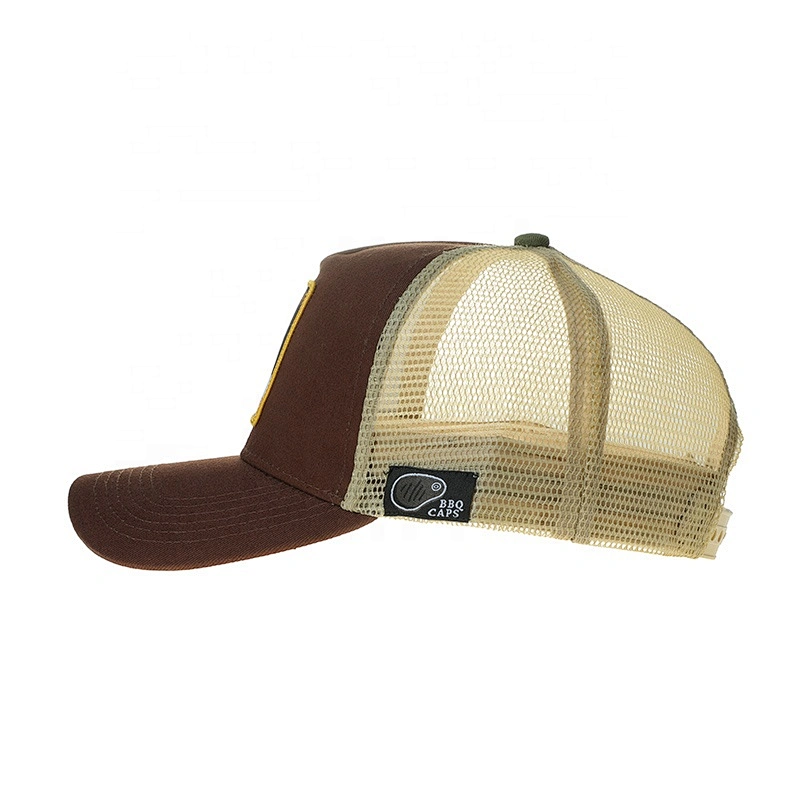 High Quality Embroidered Trucket Hat Fashion Mesh Cap for Men