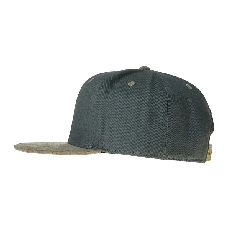 5 Panel Custom Design Cotton Suede Snapback Cap Hat Wholesale Sports Embroidered Cap