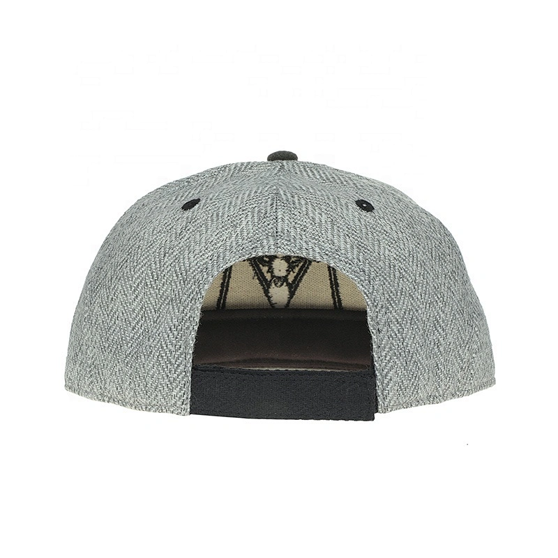 3D Embroidery Custom Design 5 Panel Snapback Hat