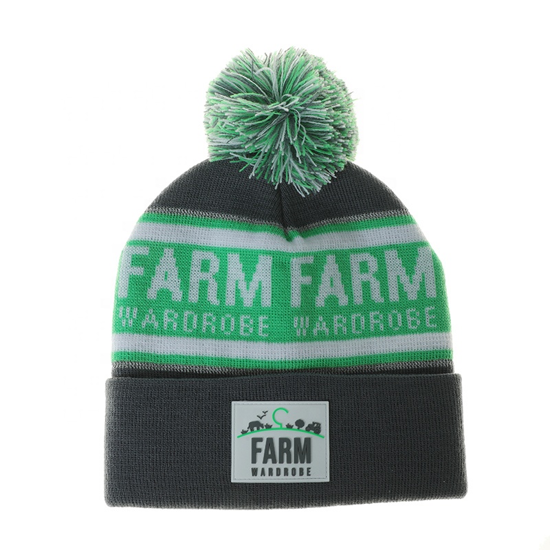 High Quality Winter Custom Beanie Cap 100% Acrylic Keep Warm Beanie
