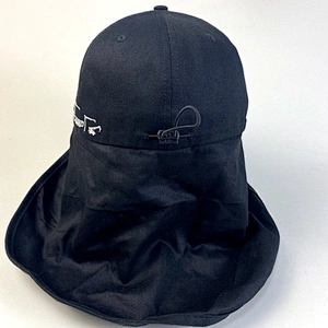 Cotton Sports Custom Embroidery Baseball Cap with Earflap Shield Cover