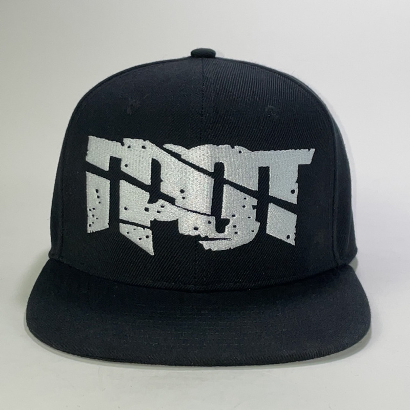Customized High Quality Wool Black Flat Brim Hat Embroidered Hip Hop Cap Wholesale Men Sports Snapback Hat for Adults