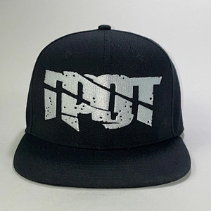 Customized High Quality Wool Black Flat Brim Hat Embroidered Hip Hop Cap Wholesale Men Sports Snapback Hat for Adults