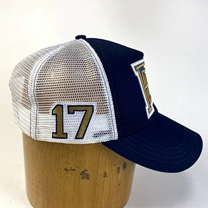 Custom Logo Embroidered Cotton Polyester Trucker Cap for Promotions and Gifts
