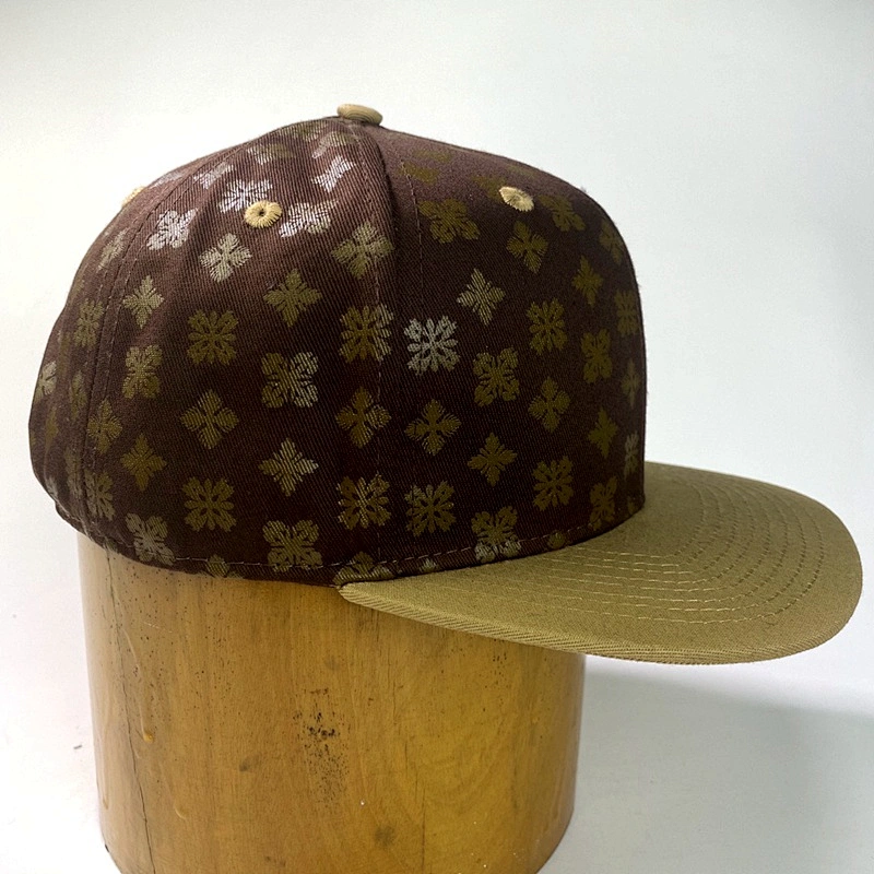 Wholesale 6 Panel Custom Printing Logo Hip Hop Hats Snapback Allover Printing Caps