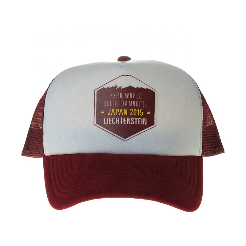 5 Panel Polyester Printed Trucker Hats