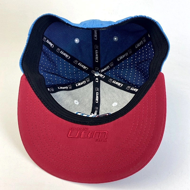 Capwindow Wholesale High Quality 6 Panel Flat Bill Stretchable Flex Fit Hats Fitted Caps Embroidered Logo Hats for Men