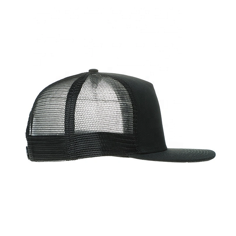 High Quality 5 Panel Trucket Hat Fashion Blank Mesh Cap For Men