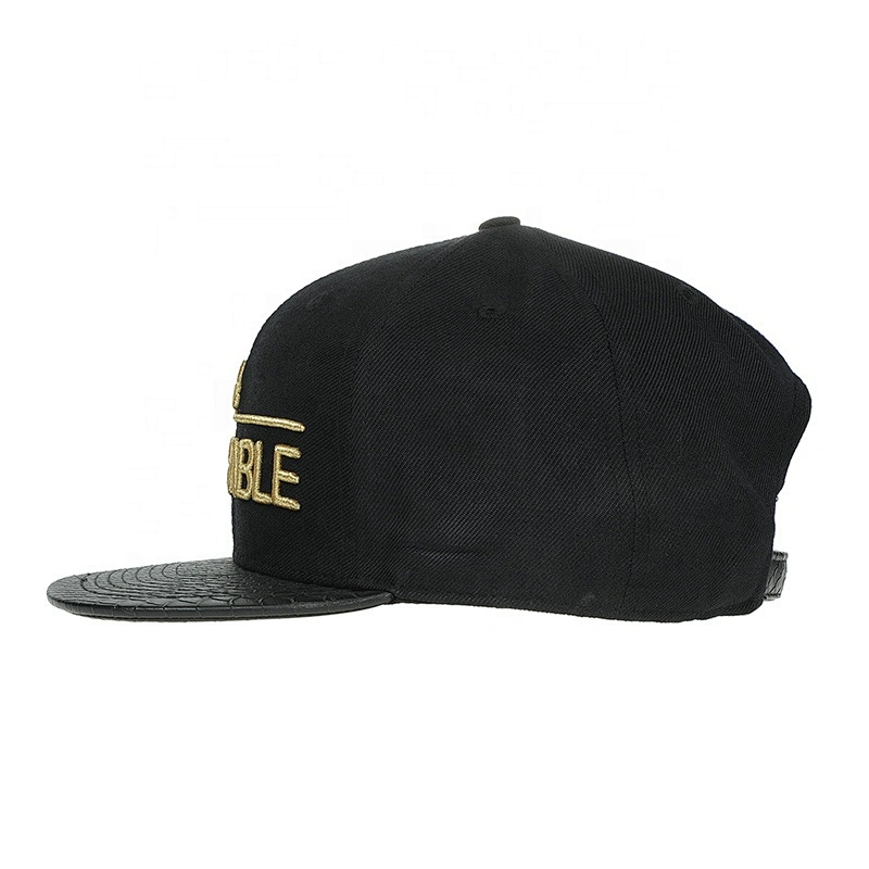 100% Acrylic Snapback Cap Hiphop Cap