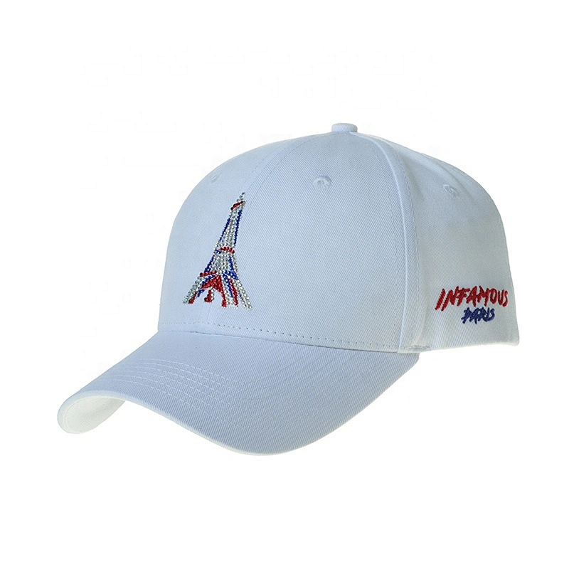 Fashion Custom Embroidery Hat 6 Panel  Baseball Cap For Men