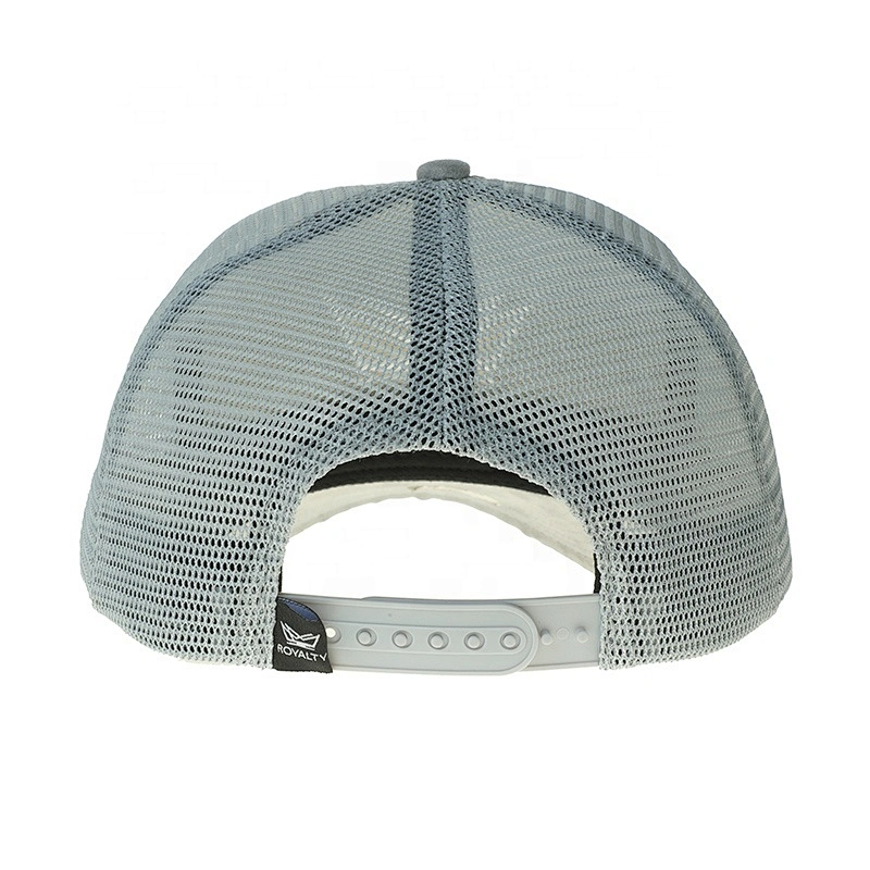 2021 Wholesale Customized Embroidery Suede Velvet Velour 5 Panel Snap Back Trucker Mesh Hat Sports Caps