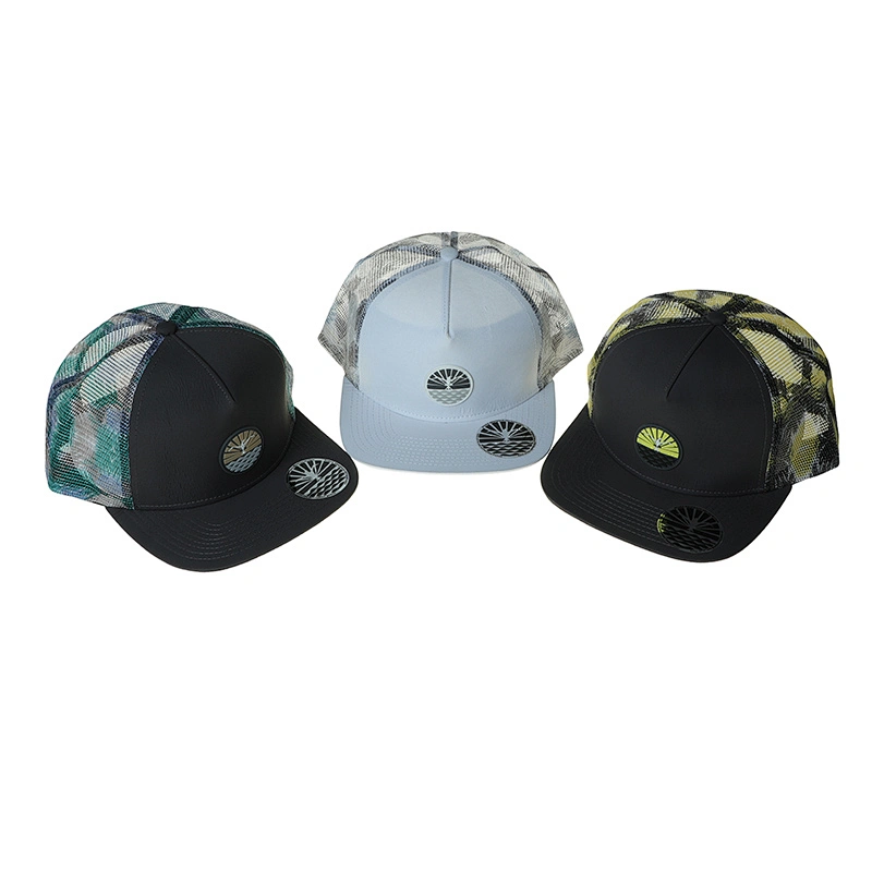 Fashion Vintage Sports Mesh 5 Panel Caps Trucker Hats