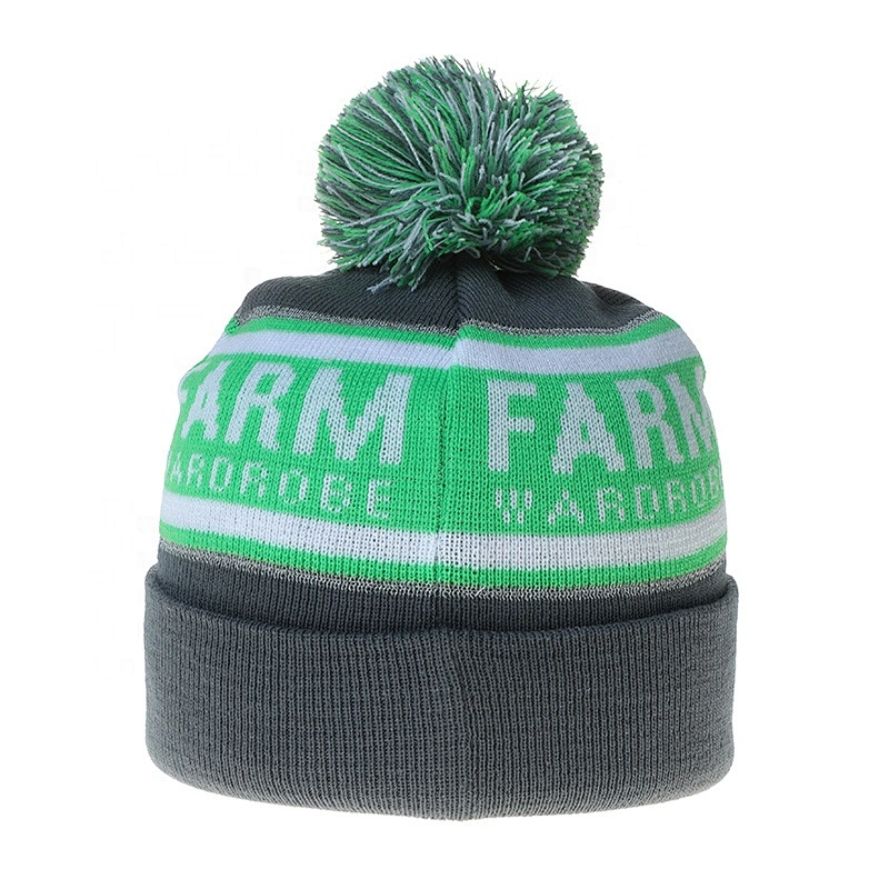 High Quality Winter Custom Beanie Cap 100% Acrylic Keep Warm Beanie