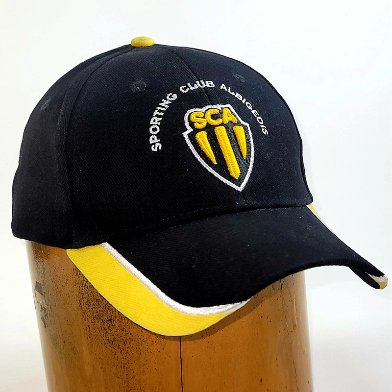 Custom 6 Panel Embroidery Baseball Wholesale Sports Team Hat Cotton Casquette de Sport Personnalis