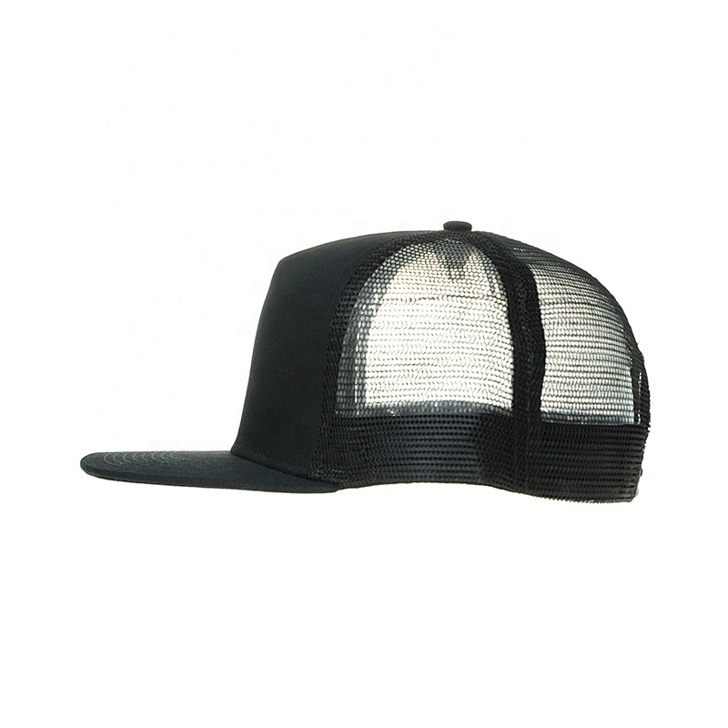 High Quality 5 Panel Trucket Hat Fashion Blank Mesh Cap For Men