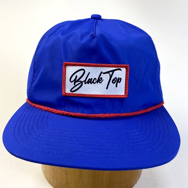 Outdoor Polyester Sports Cap 5 Panel Untructured Caps Adjustable Rope Snapback Hats