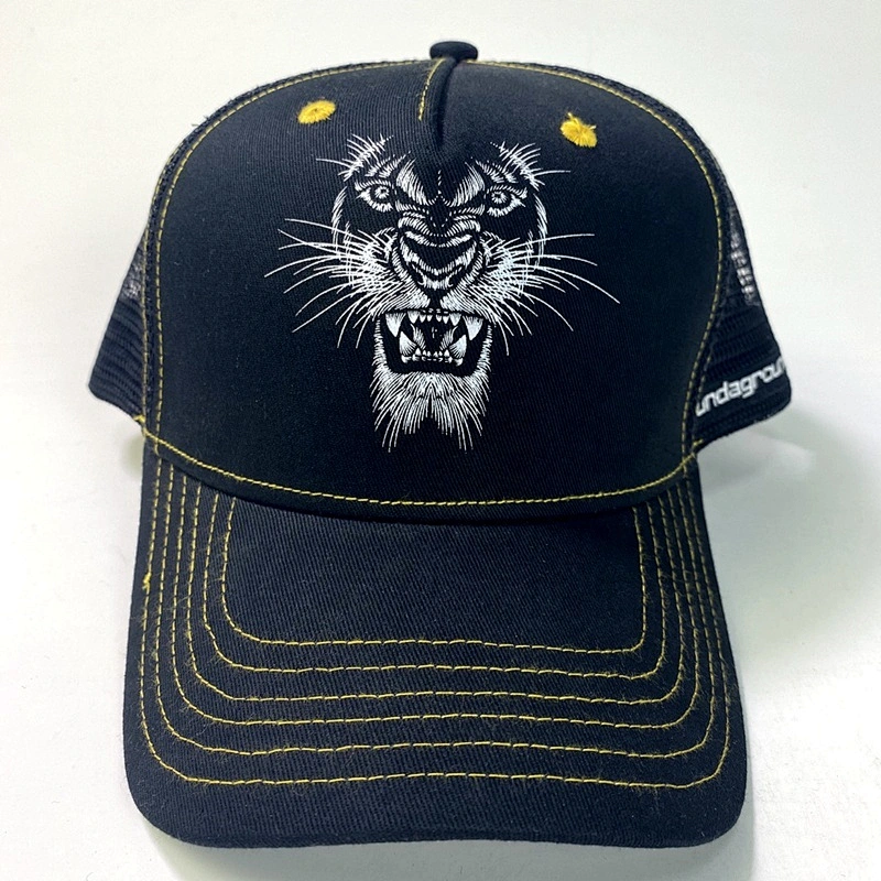 Custom Embroidered Printed Logo Trucker Cap Wholesale 5 Panel Sports Baseball Mesh Hat