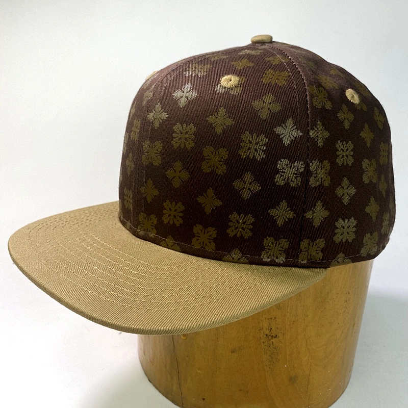 Wholesale 6 Panel Custom Printing Logo Hip Hop Hats Snapback Allover Printing Caps