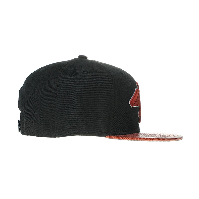 Acrylic Flat Bill  Hat With 3D Embroidery Snapback Cap