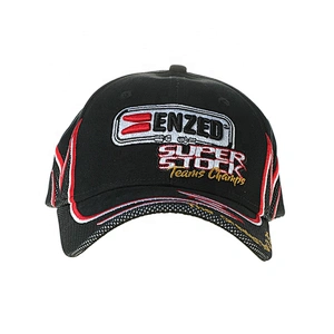 New 6 Panel Racing Cap With Custom Logo