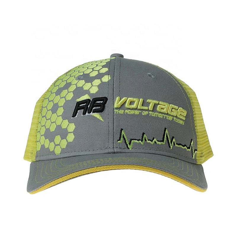 3D Embroidered Custom 6 Panel Mesh Trucker Cap Sports Hat