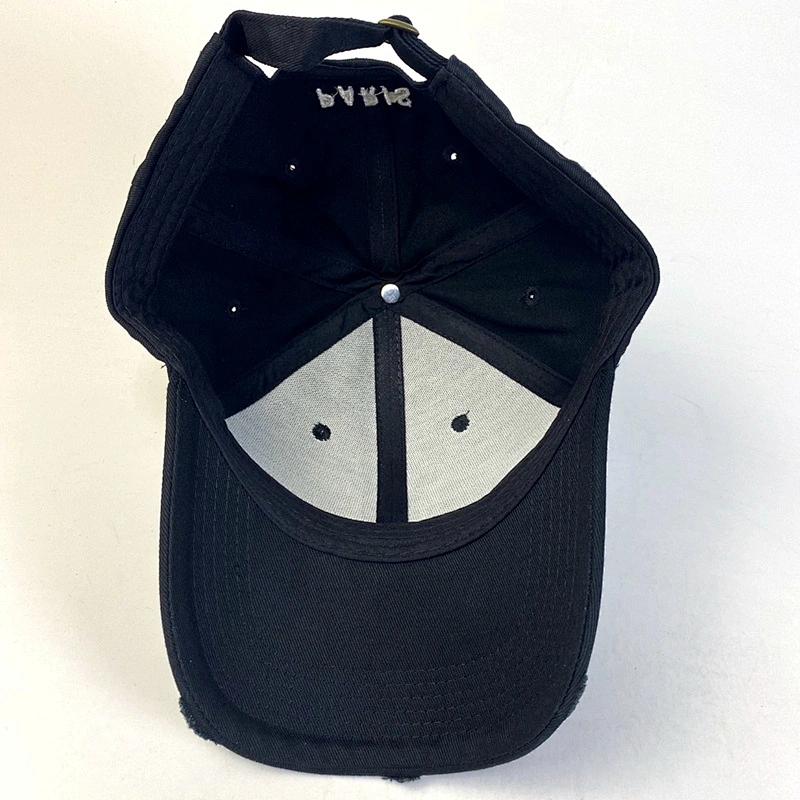Custom Embroidery Cotton Hat Distressed Vintage Outdoor Fashion  Baseball Cap