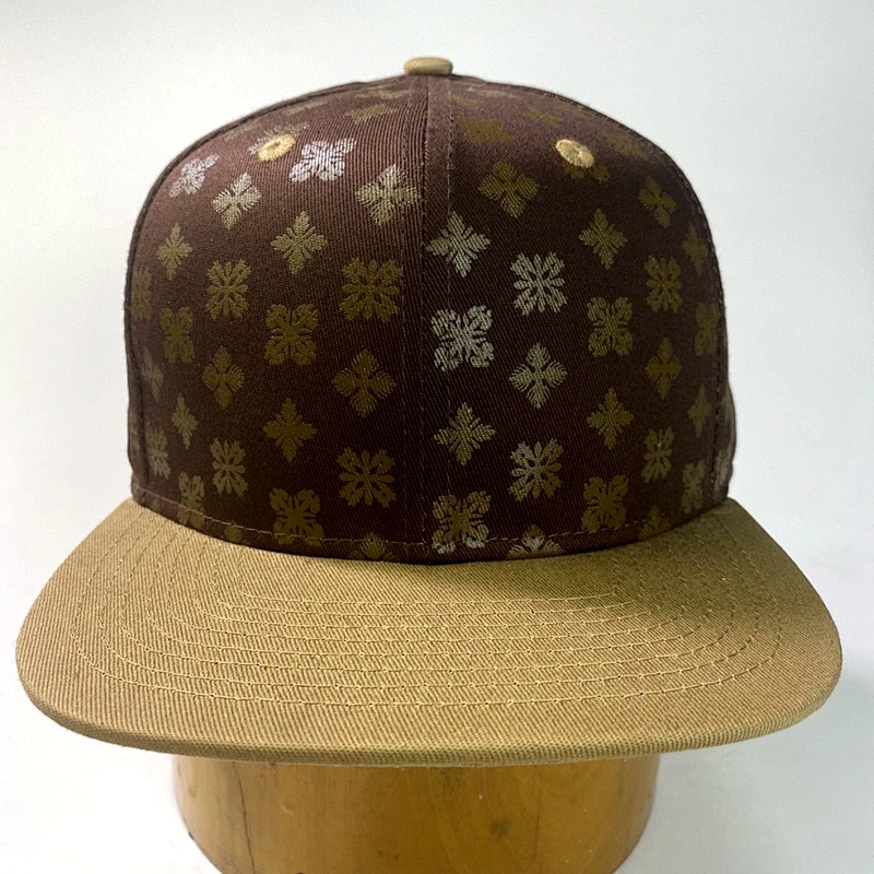 Wholesale 6 Panel Custom Printing Logo Hip Hop Hats Snapback Allover Printing Caps