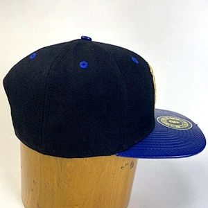 Hot Sale Trendy Hip-Hop Cap Flat Brim Hat Fashion Outdoor Snapback Cap Hats with PU Leather Brim
