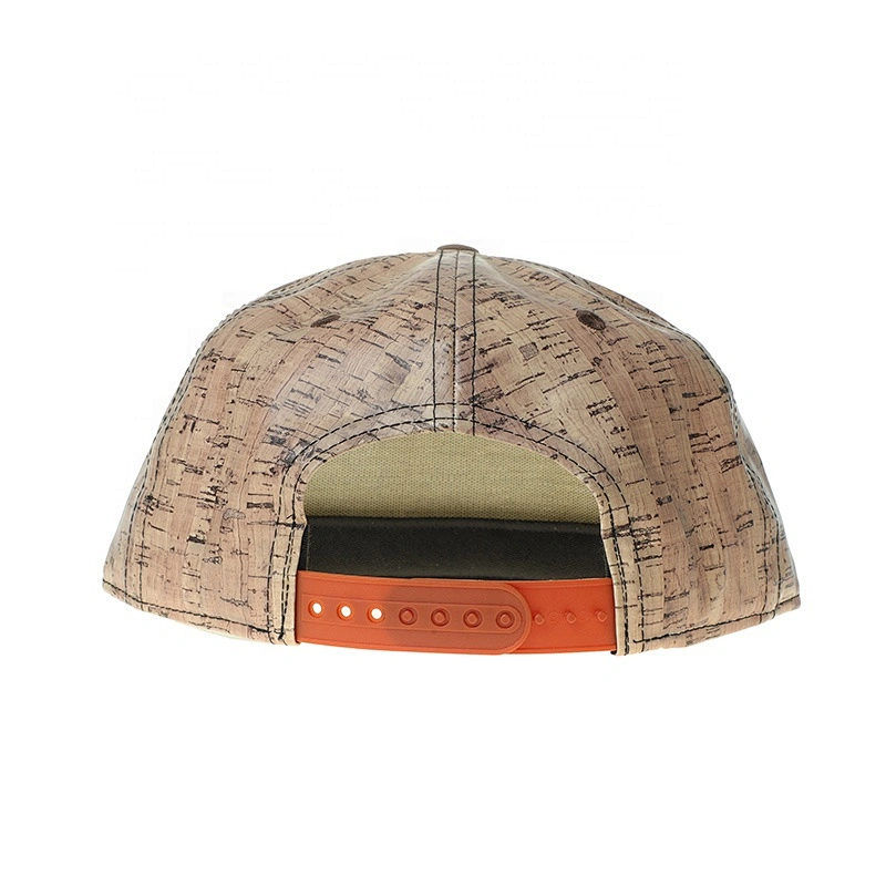Classic Hat Wholesale Personalized  High Quality Snapback Cap With Cork Fabric