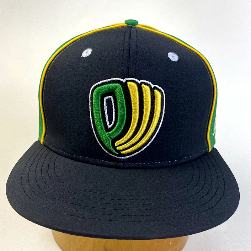 New Arrival Quality Flat Bill Flex Fit Hats Fitted Caps Custom  Embroidered Hats with Elastic Sweatband for Men