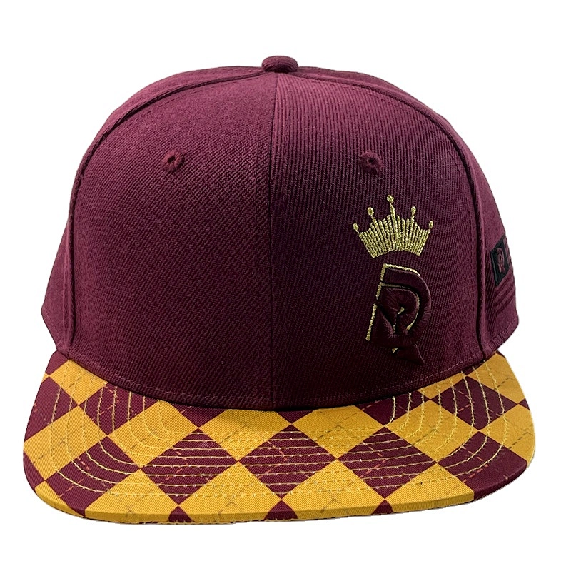Wholesale Custom 3D Embroidery Sports Snapback Cap Flat Brim Customized Fitted Caps Hats