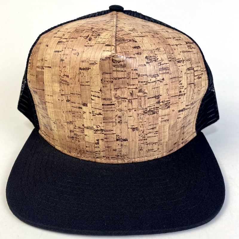 New Design Custom Quality Vintage Cork Pattern Snapback Caps Trucker Mesh Hats