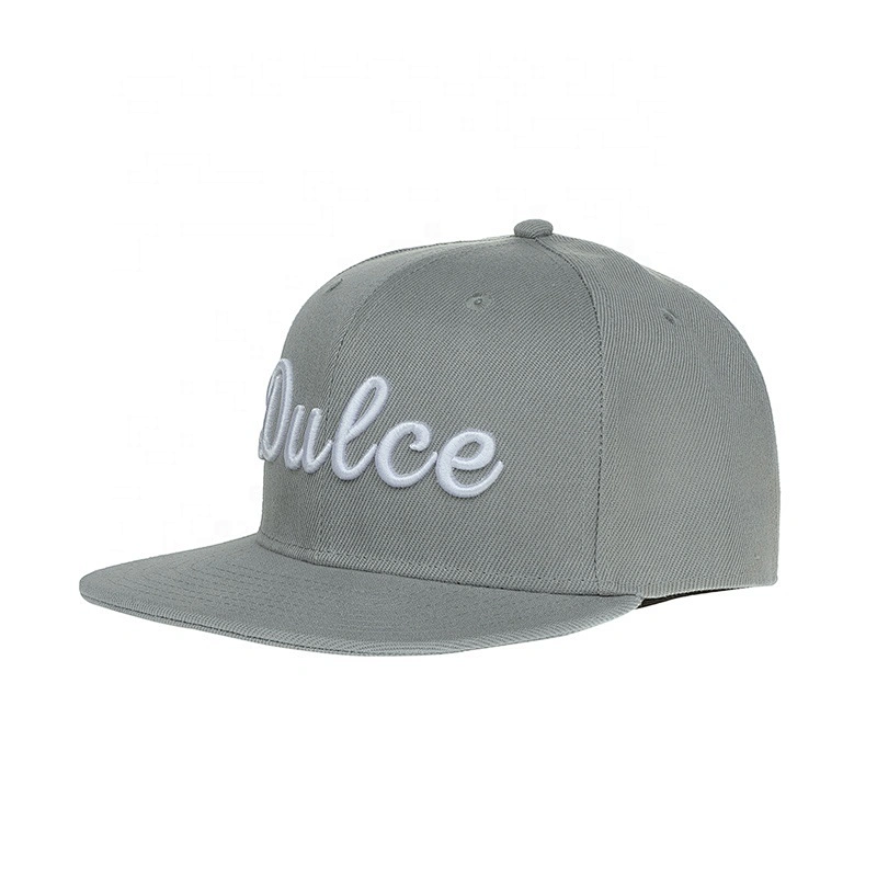 6 Panel  Embroidered Sports Hip Hop Custom Snapback Hat