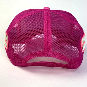 Fashion Quantity 3D Puff Reflective Embroidery Glow in the Dark Designer Trucker Mesh Cap Hat for Club