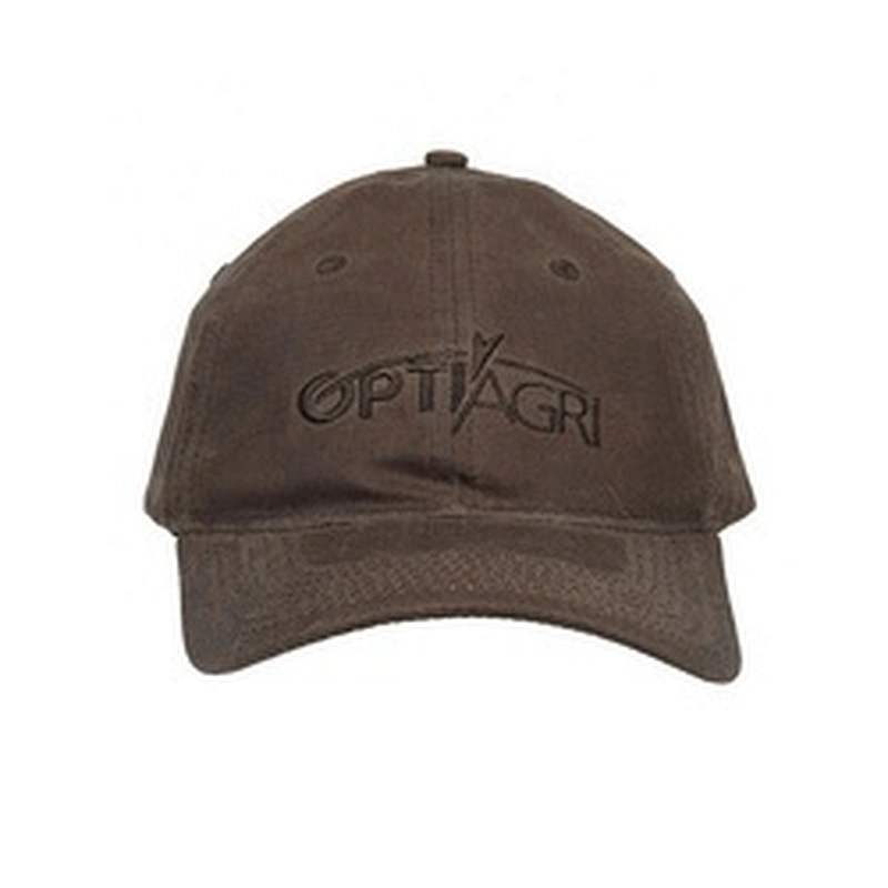2021 New Designed Wholesale Sports Custom Oilskin Chocolate Brown Baseball Cap Canvas Cotton Dad Hat