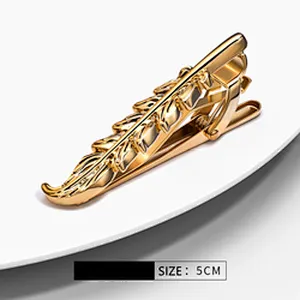 Novel tie bar sword cufflinks and tie clip gift box set gold tie pins for men