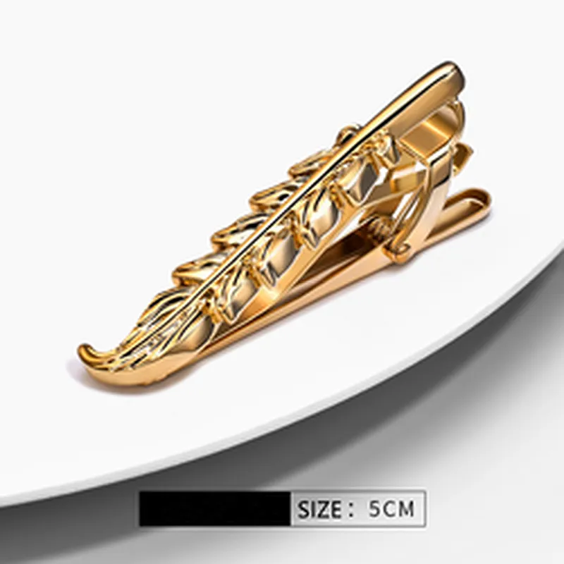 Novel tie bar sword cufflinks and tie clip gift box set gold tie pins for men
