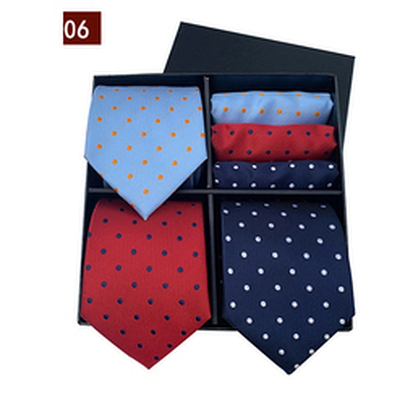 Custom Leisure Silk Necktie Mens Floral Cravates Hommes Woven Mens Ties Silk Box Set